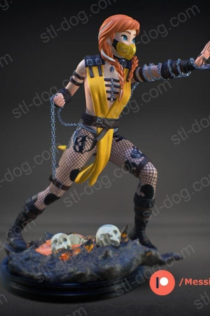 安娜·蝎子(Anna Scorpion) 3D打印图纸